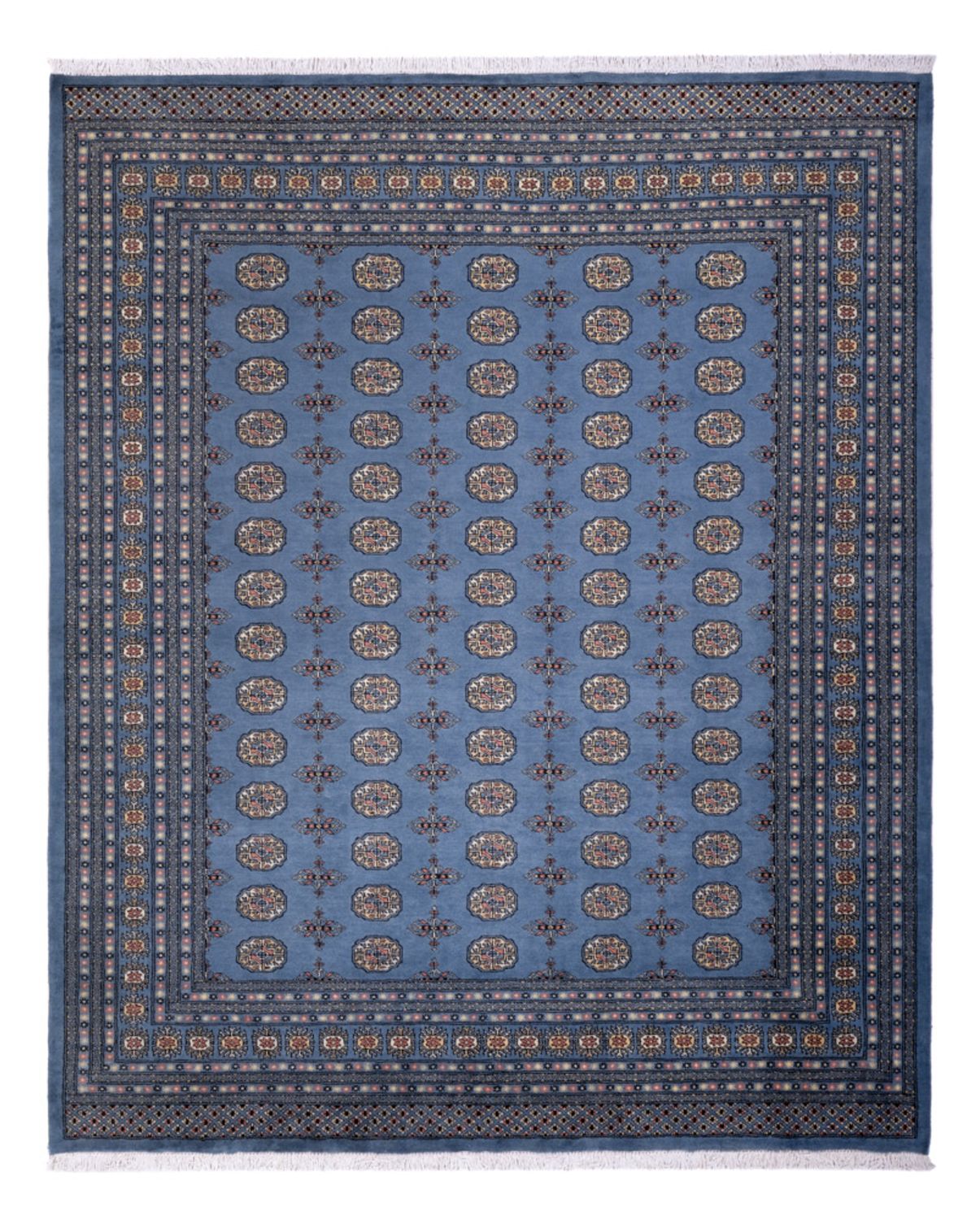 Afghansk tæppe - Bukhara - 297 x 250 cm - blå