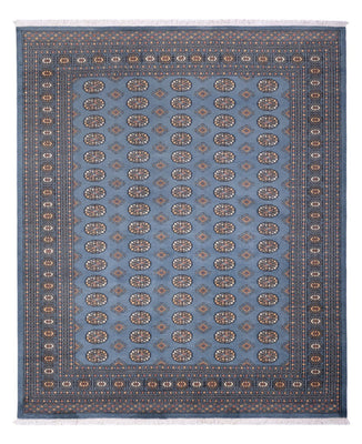Afghansk tæppe - Bukhara - 305 x 249 cm - lyseblå