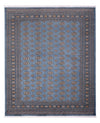 Bukhara Tæppe 249x305cm - Orientalsk tæppe - Rektangulær / Lyseblå / 249 x 305 cm Rektangulær