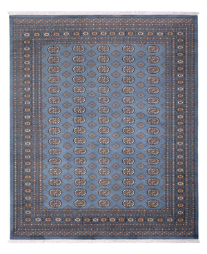 Afghansk tæppe - Bukhara - 305 x 249 cm - lyseblå