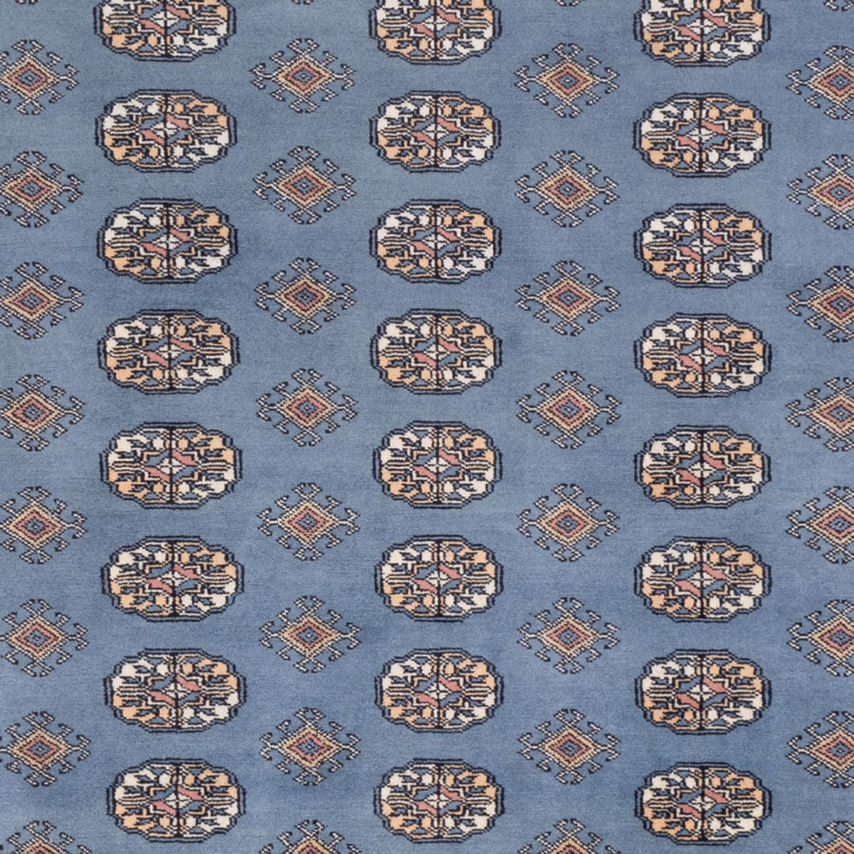 Afghansk tæppe - Bukhara - 305 x 249 cm - lyseblå