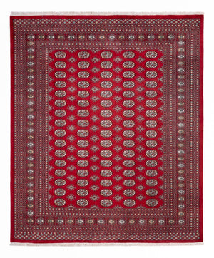Afghansk tæppe - Bukhara - 296 x 250 cm - rød