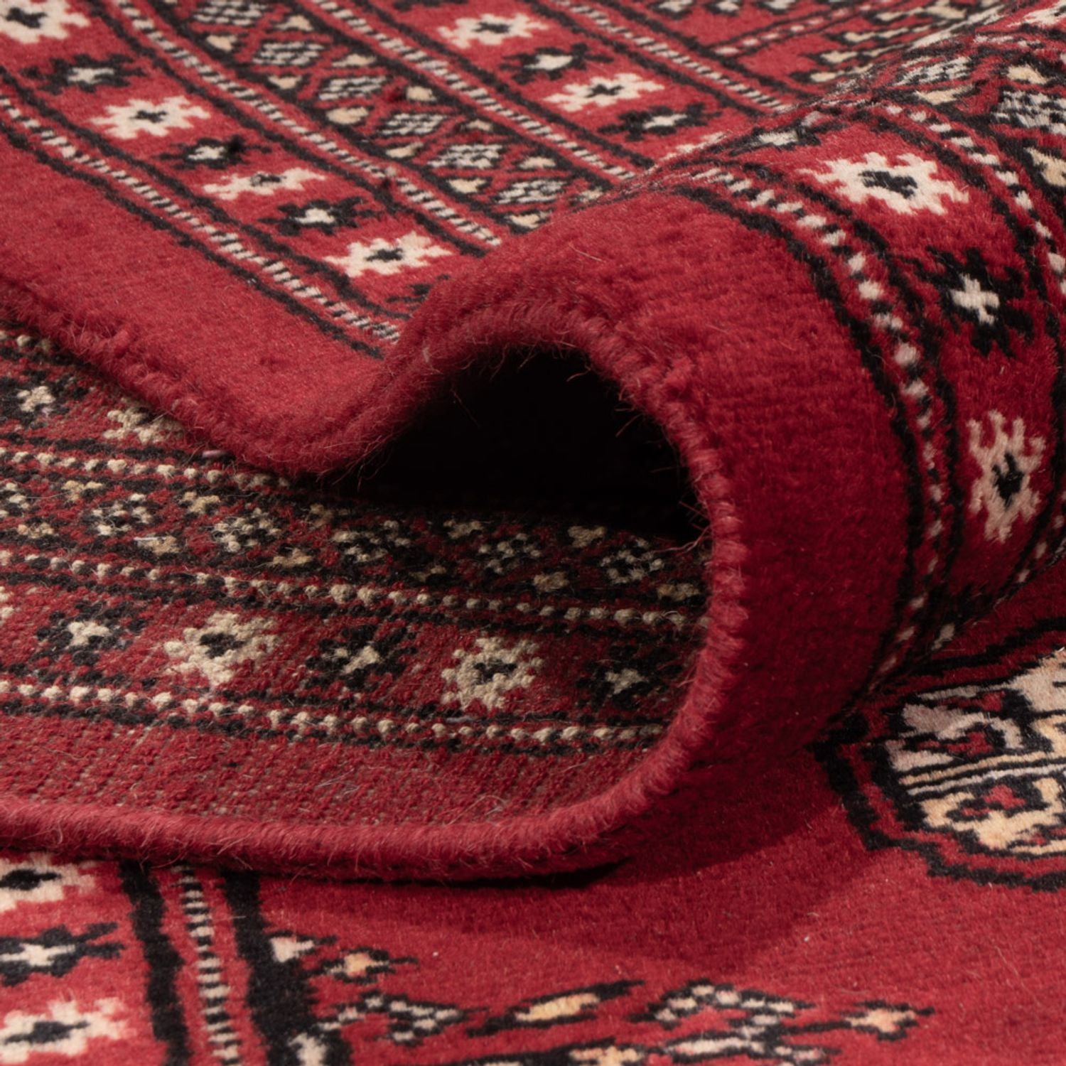 Afghansk tæppe - Bukhara - 319 x 250 cm - rød
