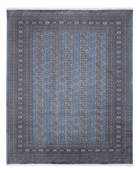 Afghansk tæppe - Bukhara - 309 x 248 cm - havblå
