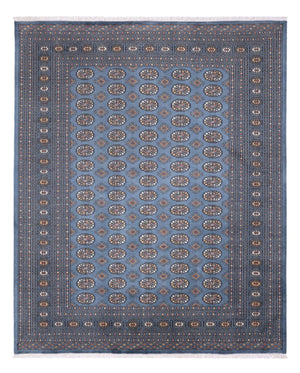 Afghansk tæppe - Bukhara - 309 x 248 cm - havblå