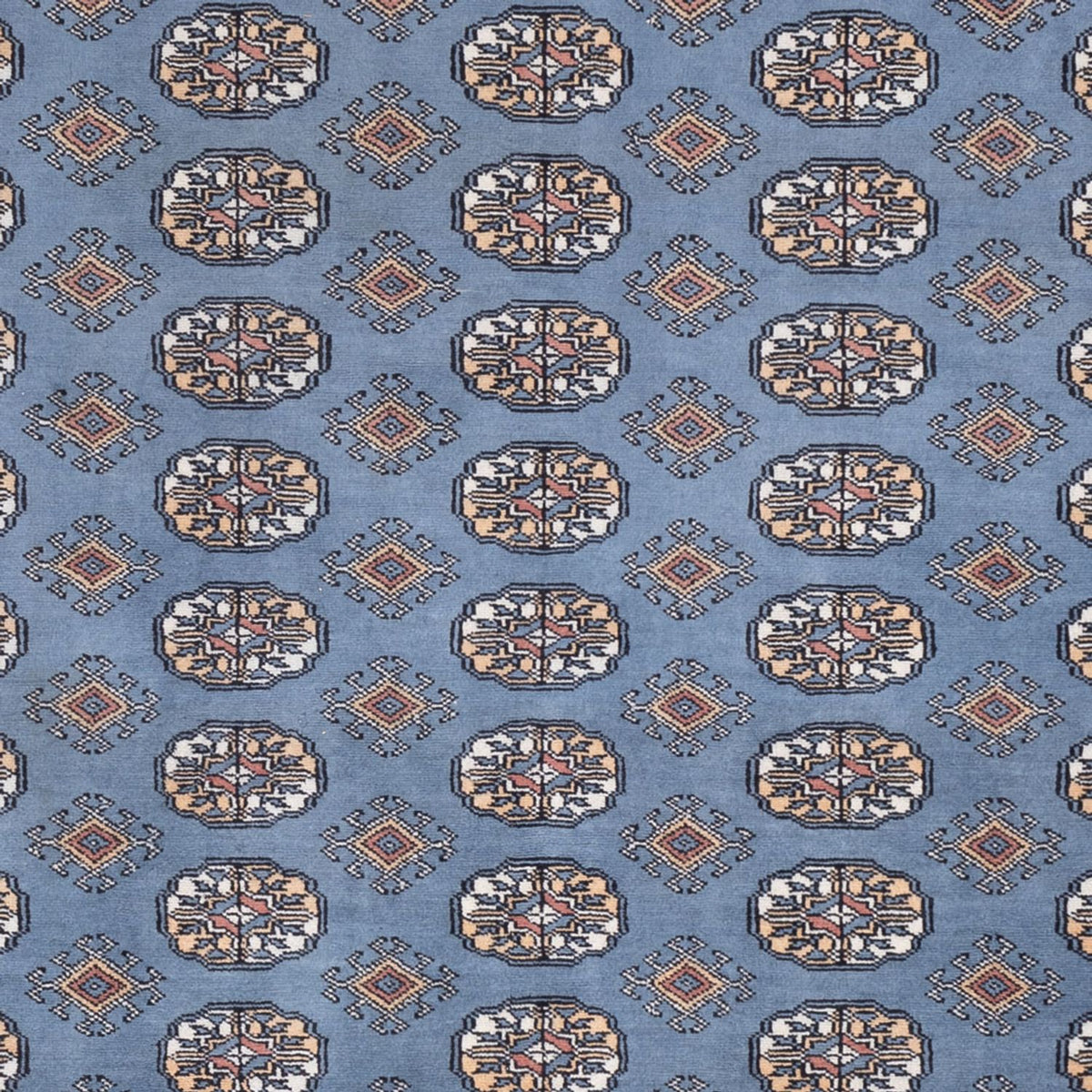 Afghansk tæppe - Bukhara - 309 x 248 cm - havblå