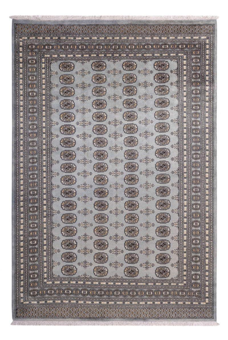 Afghansk tæppe - Bukhara - 310 x 207 cm - lyseblå