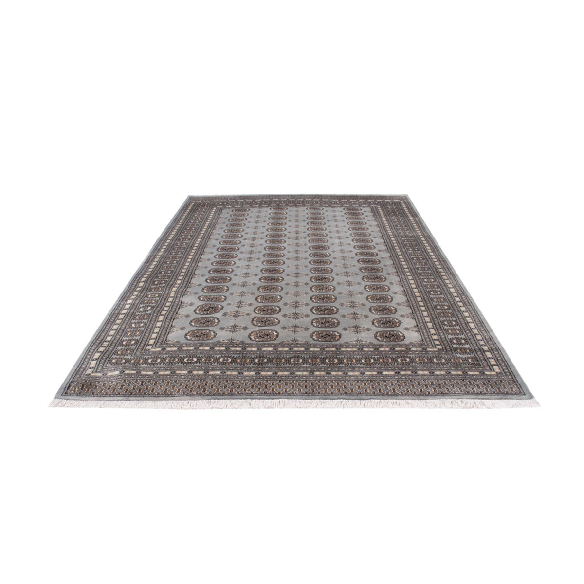 Afghansk tæppe - Bukhara - 310 x 207 cm - lyseblå