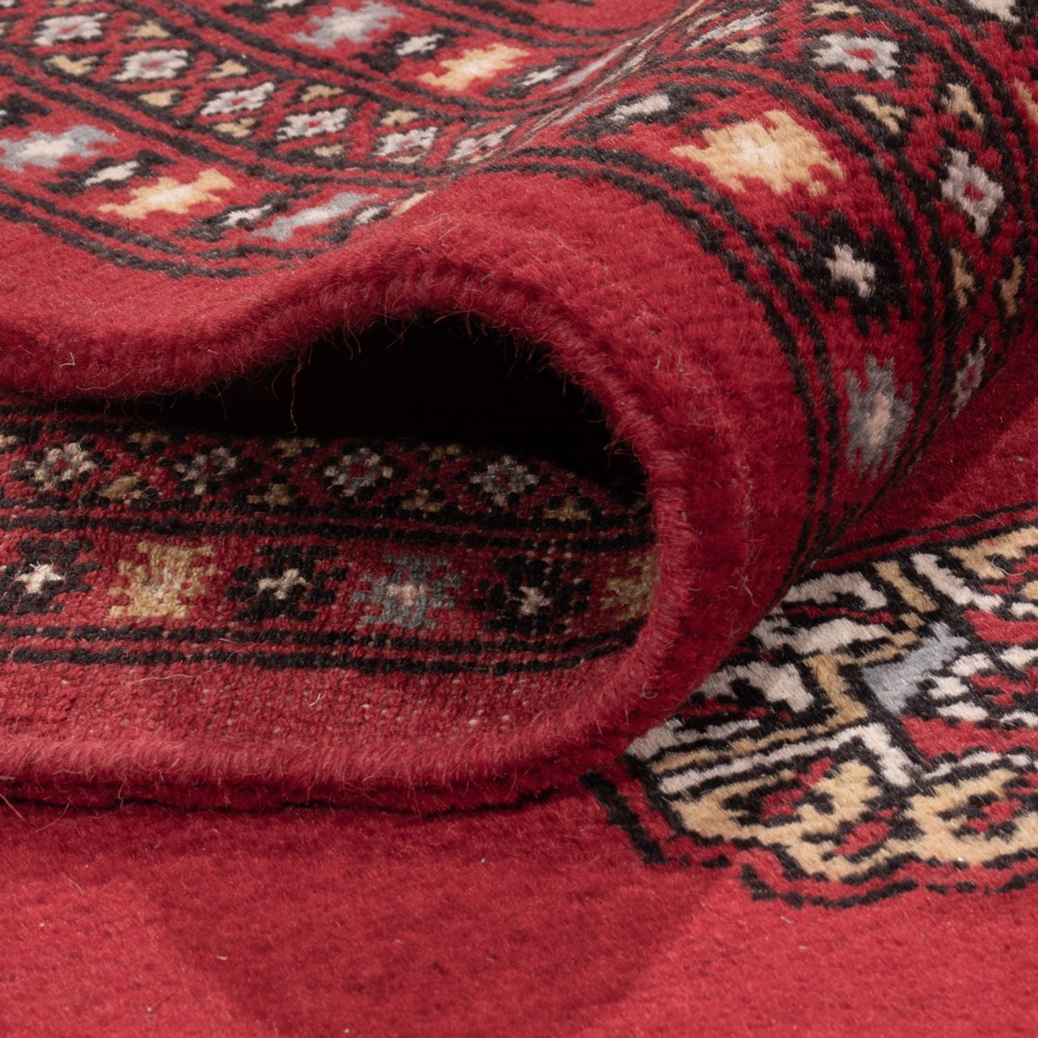 Afghansk tæppe - Bukhara - 303 x 205 cm - rød