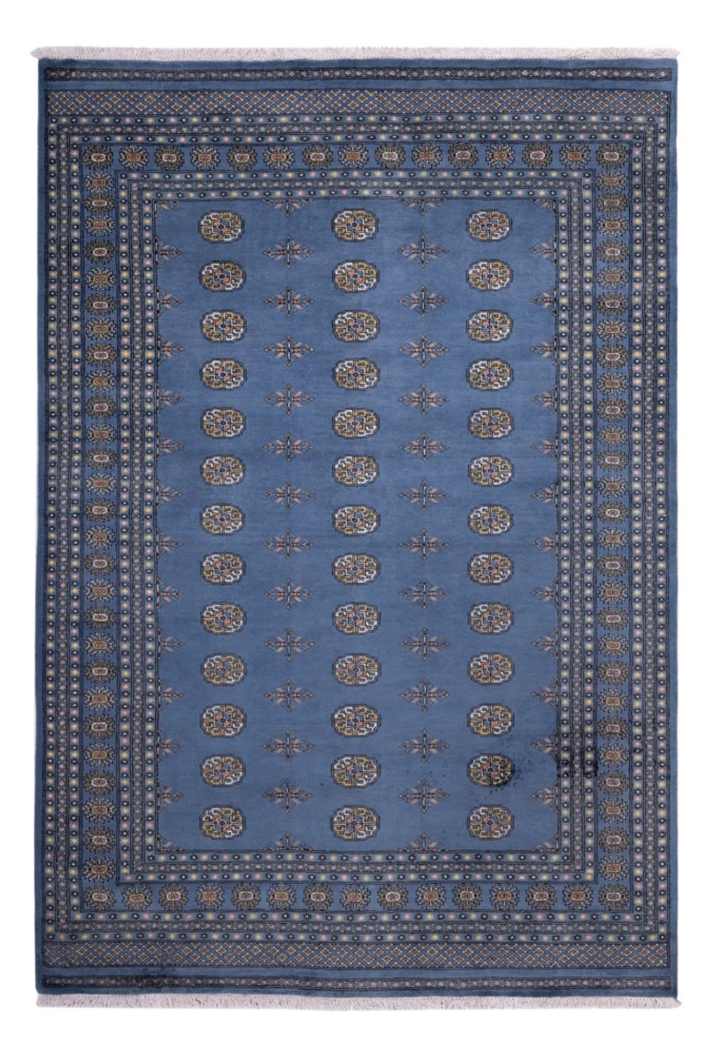 Afghansk tæppe - Bukhara - 305 x 203 cm - blå