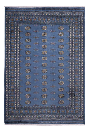 Afghansk tæppe - Bukhara - 305 x 203 cm - blå