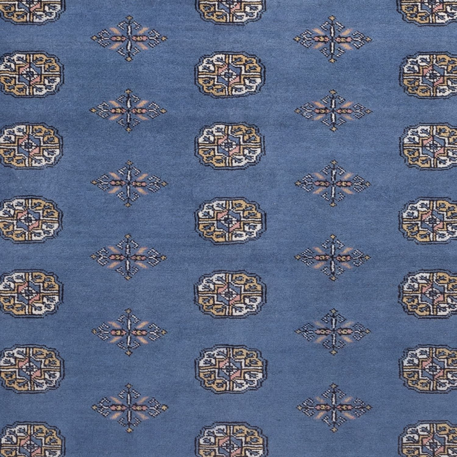 Afghansk tæppe - Bukhara - 305 x 203 cm - blå