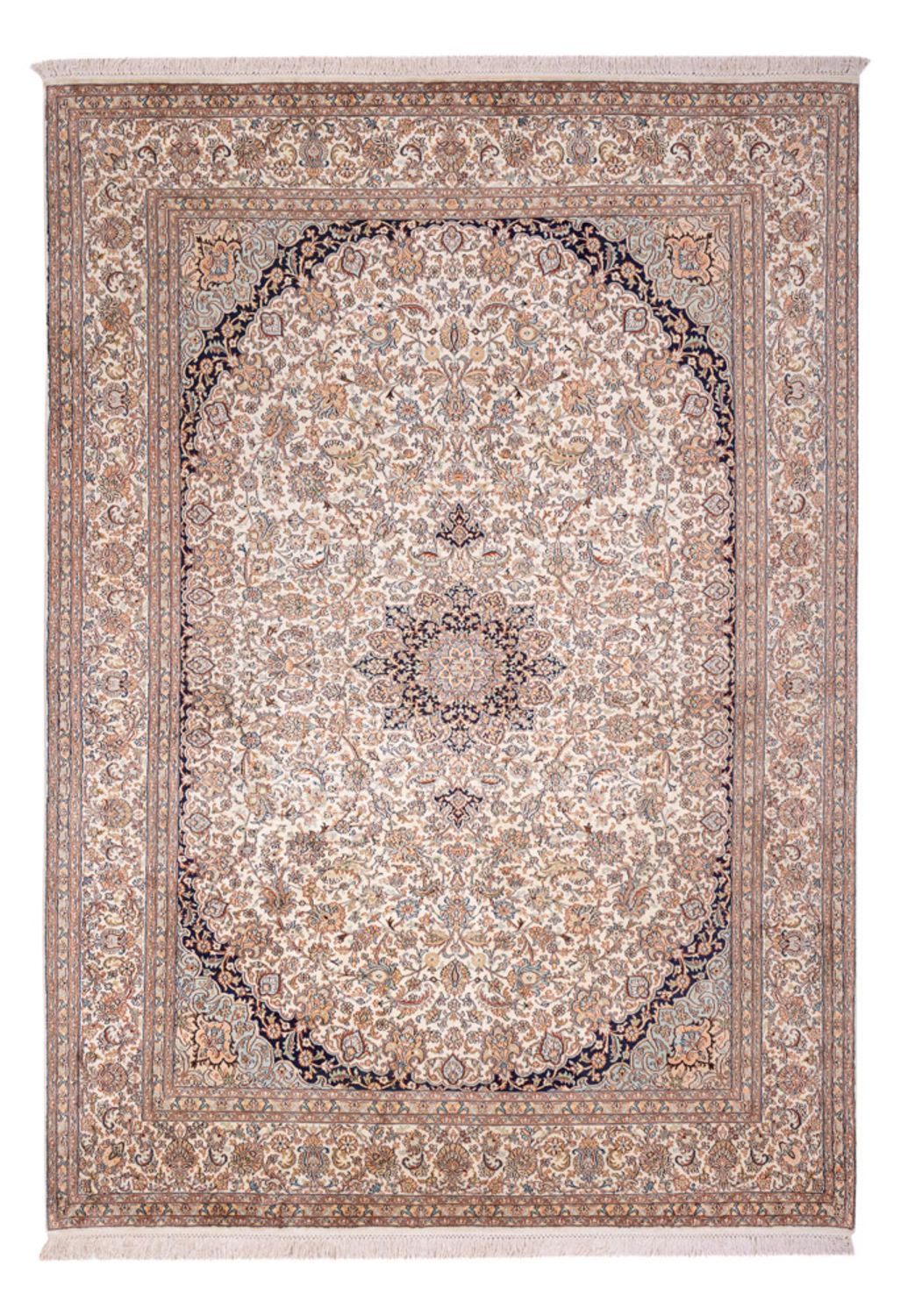 Silketæppe - Kashmir Silk - 309 x 213 cm - sand