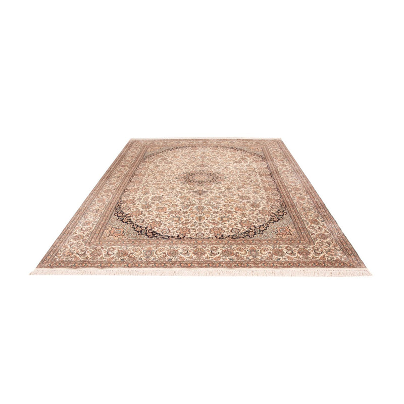 Silketæppe - Kashmir Silk - 309 x 213 cm - sand