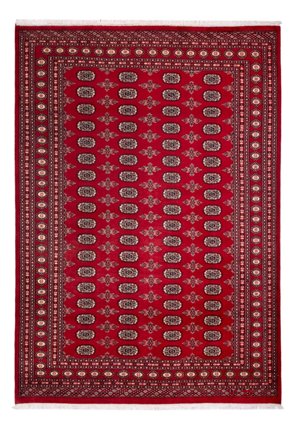 Afghansk tæppe - Bukhara - 297 x 213 cm - rød