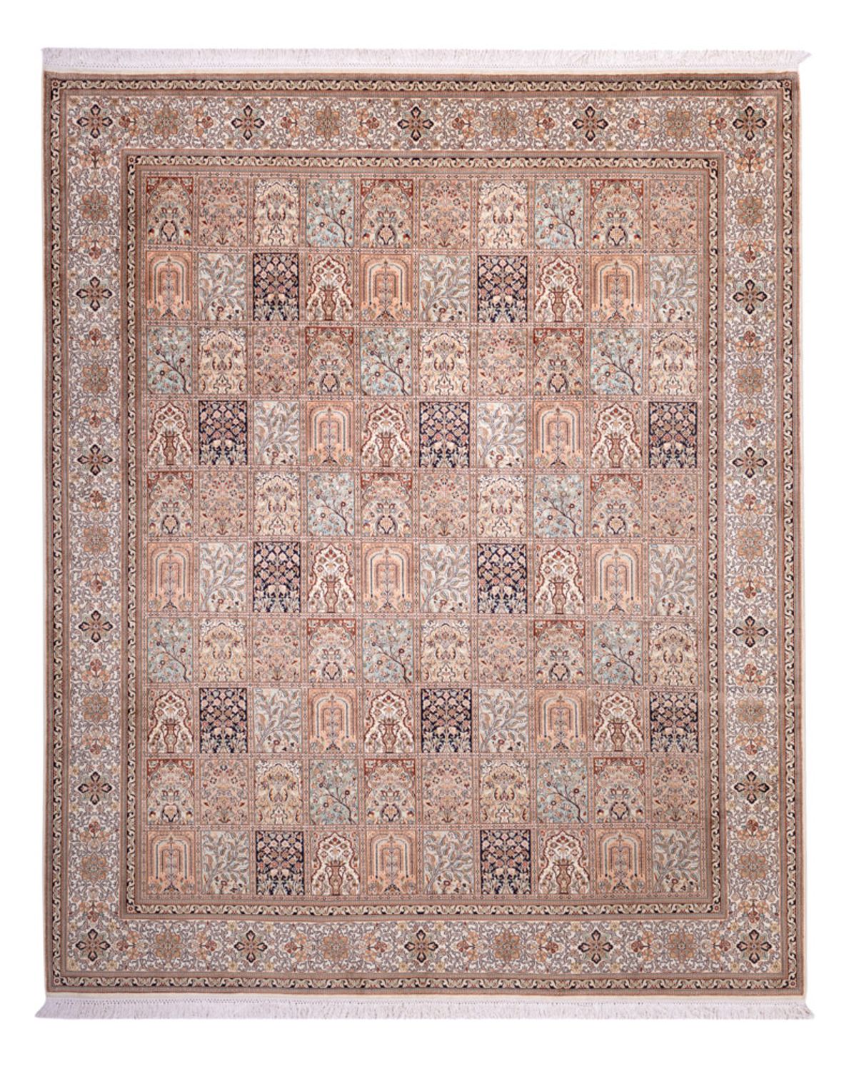 Silketæppe - Kashmir Silk - 304 x 246 cm - sand