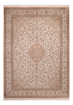 Silketæppe - Kashmir Silk - 290 x 205 cm - sand