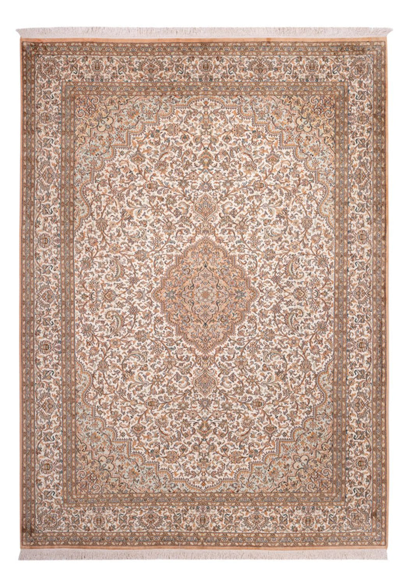 Silketæppe - Kashmir Silk - 290 x 205 cm - sand