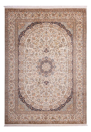 Silketæppe - Kashmir Silk - 309 x 217 cm - sand