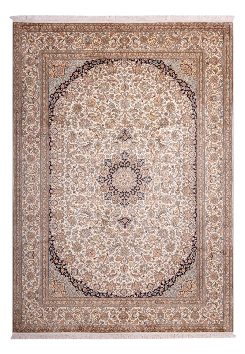 Silketæppe - Kashmir Silk - 309 x 217 cm - sand