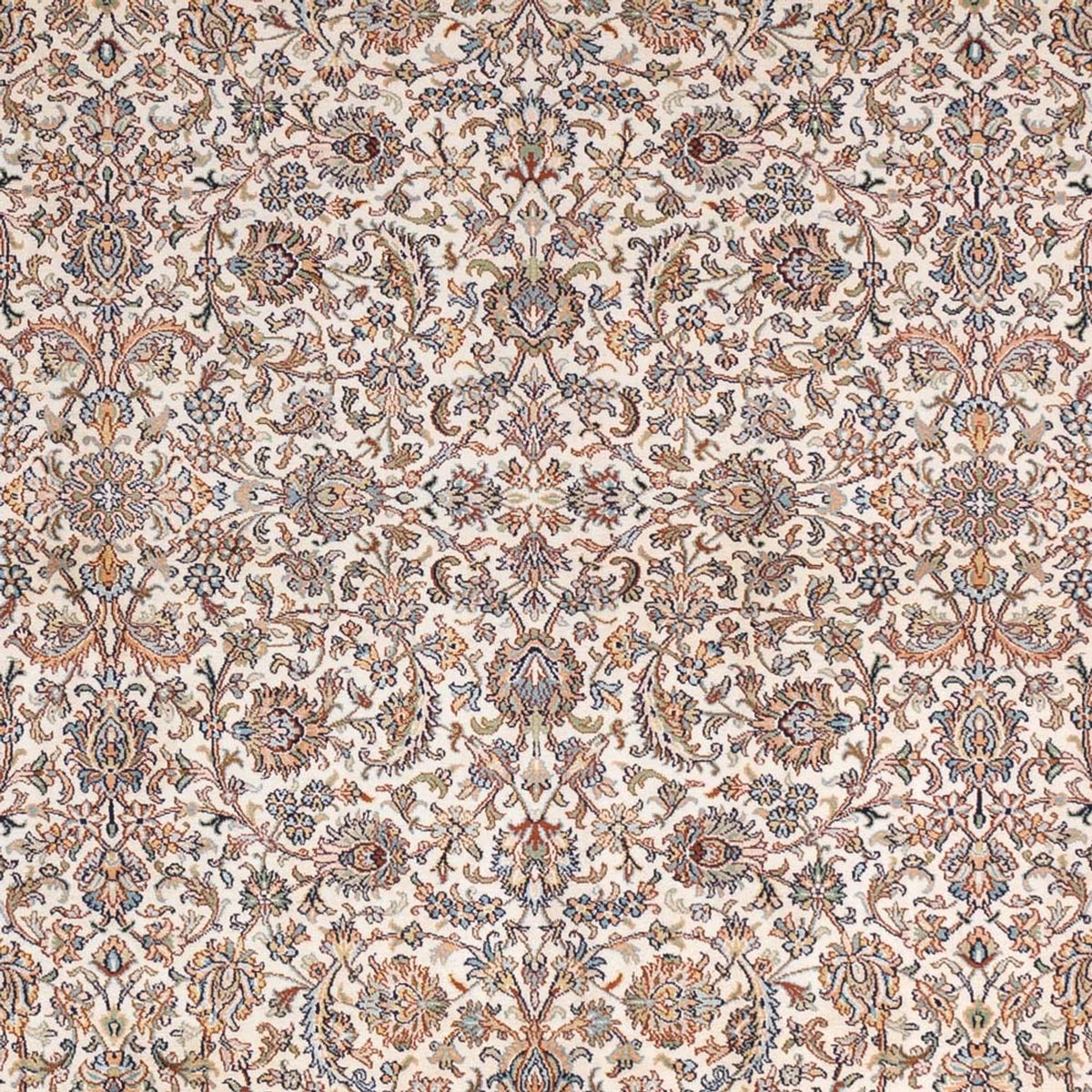 Silketæppe - Kashmir Silk - 326 x 216 cm - mørk beige