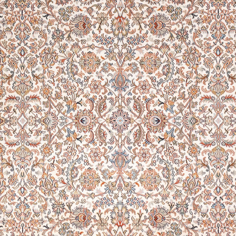 Silketæppe - Kashmir Silk - 318 x 216 cm - mørk beige