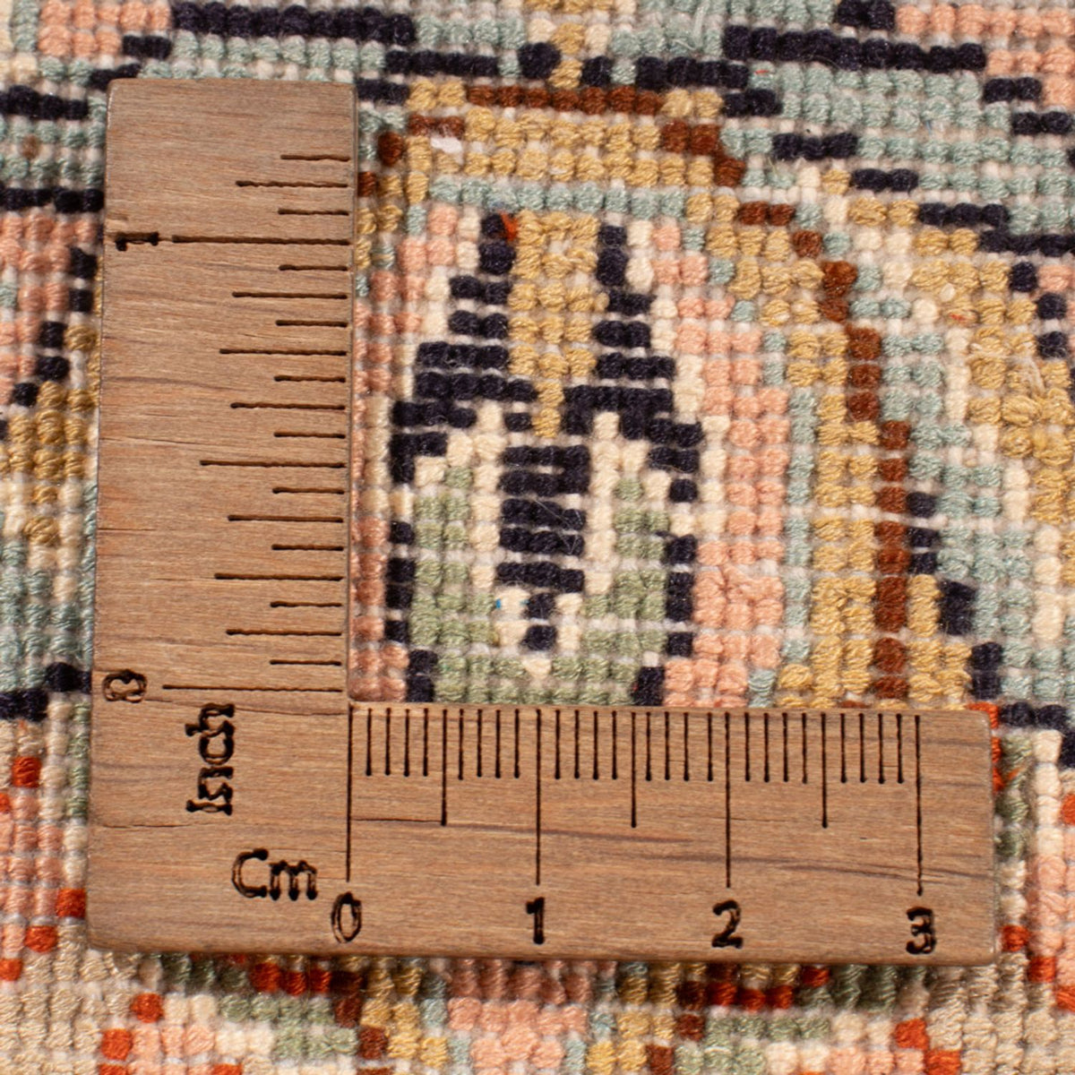 Silketæppe - Kashmir Silk - 318 x 216 cm - mørk beige