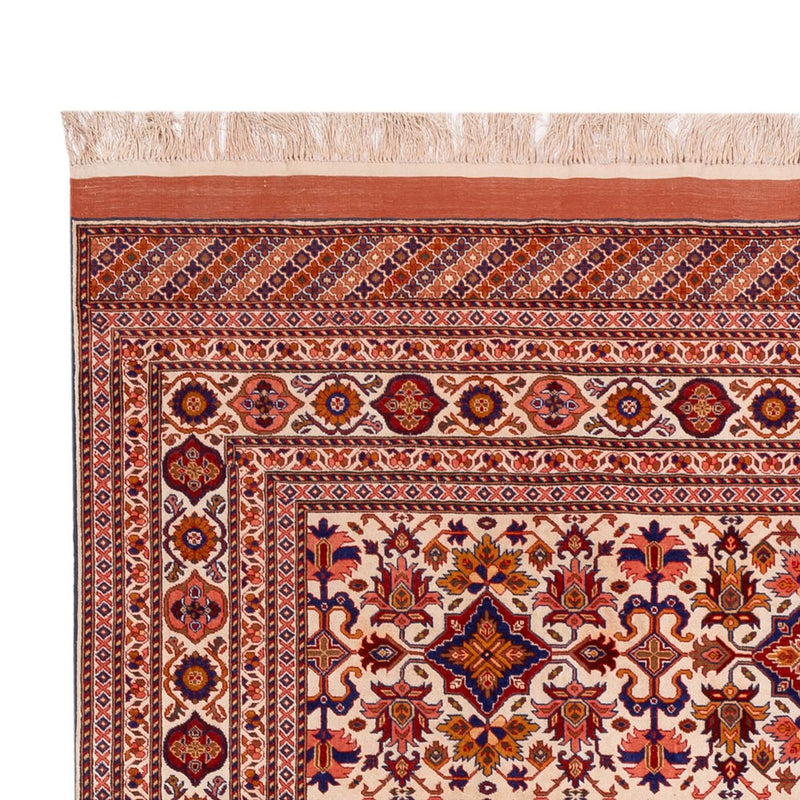 Silketæppe - afghansk silke - 282 x 205 cm - brun