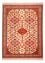 Silketæppe - afghansk silke - 288 x 217 cm - lysrød