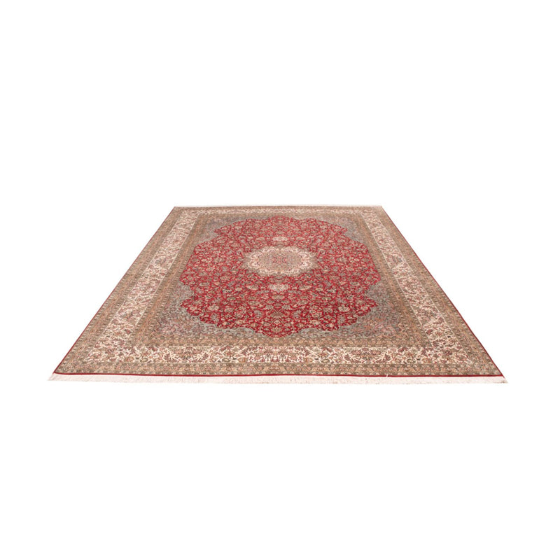 Silketæppe - Kashmir Silk - 303 x 220 cm - rød