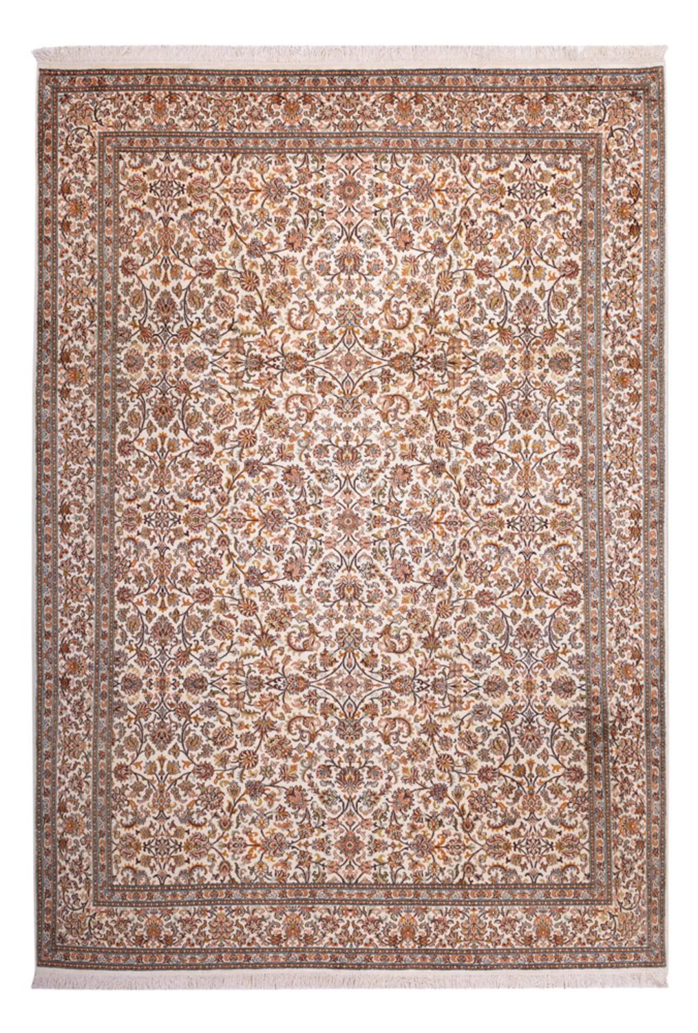 Silketæppe - Kashmir Silk - 305 x 213 cm - sand