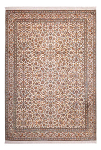 Silketæppe - Kashmir Silk - 305 x 213 cm - sand