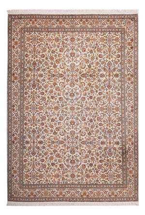 Silketæppe - Kashmir Silk - 305 x 213 cm - sand