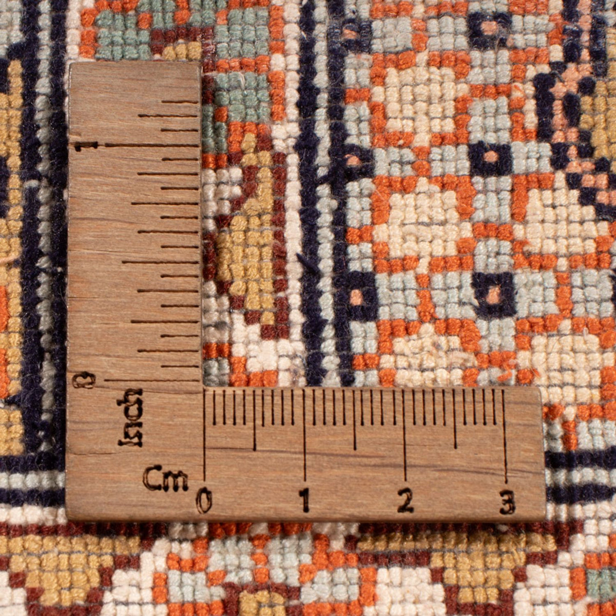 Silketæppe - Kashmir Silk - 317 x 221 cm - mørk beige