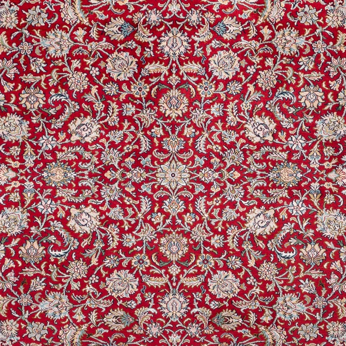 Silketæppe - Kashmir Silk - 302 x 216 cm - rød