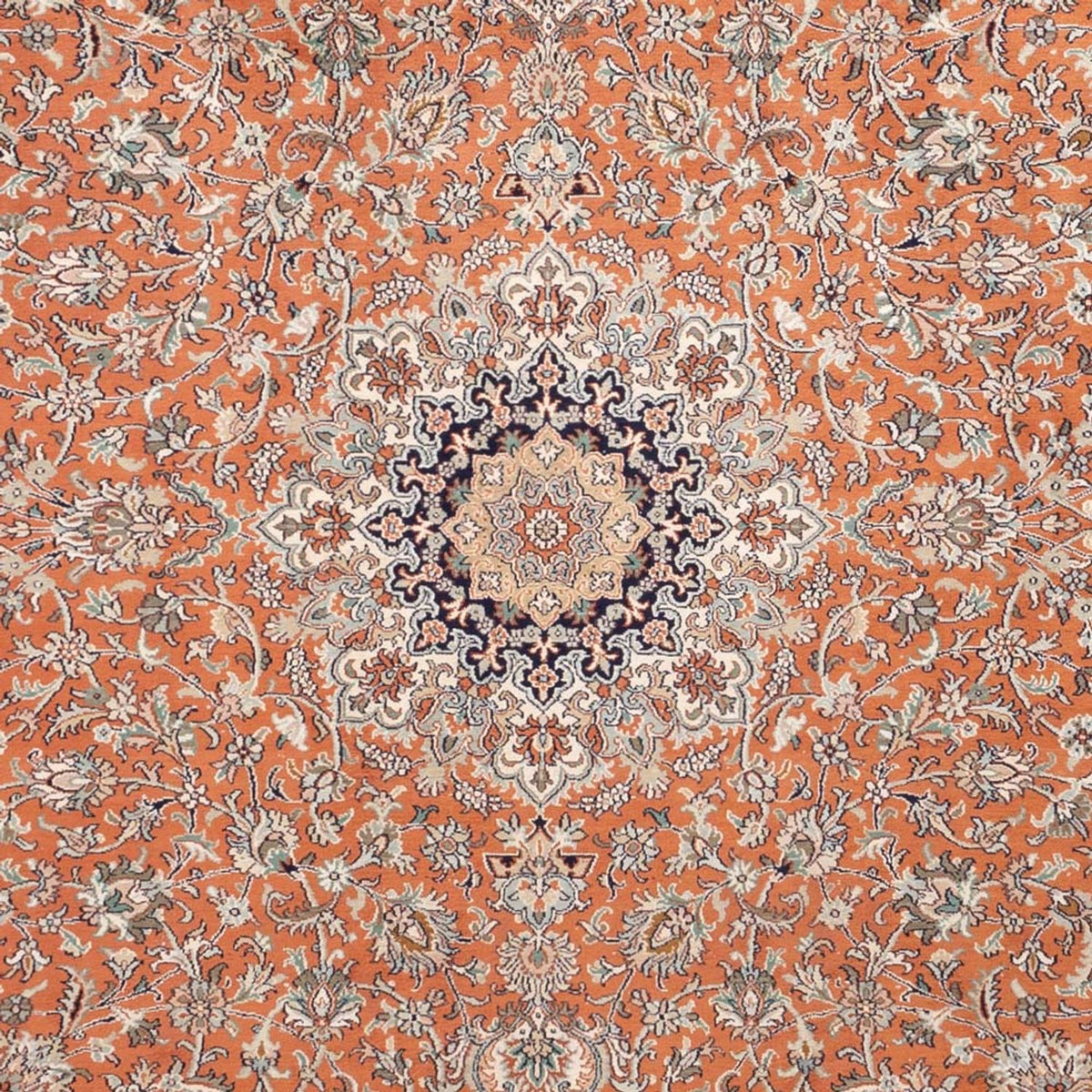 Silketæppe - Kashmir Silk - 306 x 220 cm - terrakotta