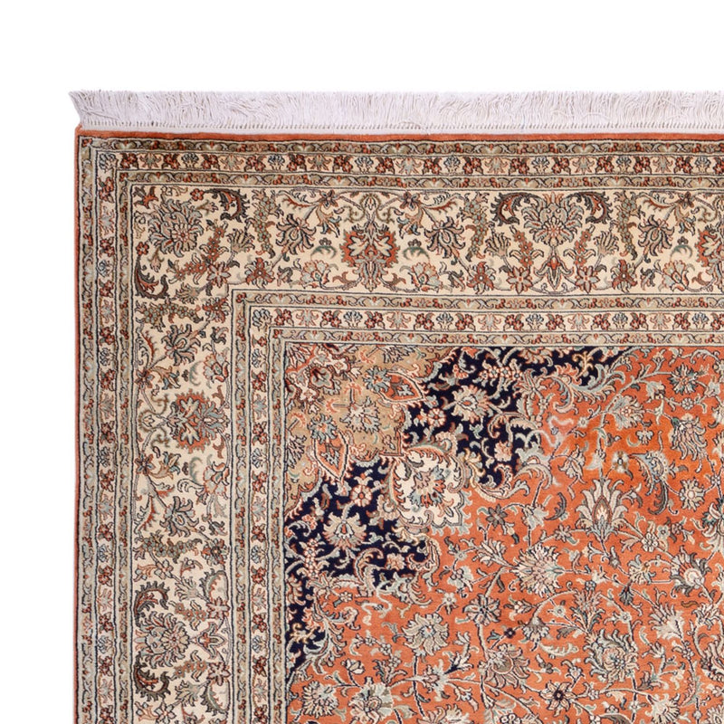 Silketæppe - Kashmir Silk - 306 x 220 cm - terrakotta