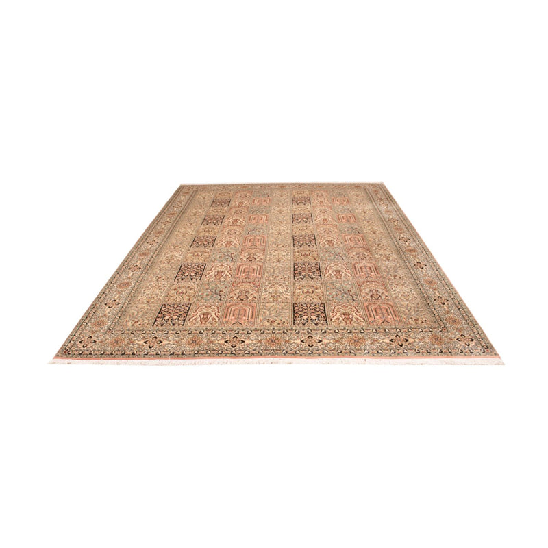 Silketæppe - Kashmir Silk - 316 x 220 cm - mørk beige