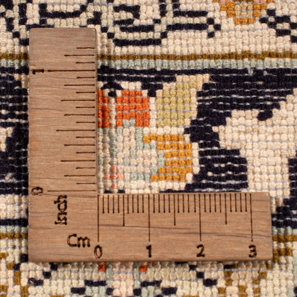 Silketæppe - Kashmir Silk - 316 x 220 cm - mørk beige