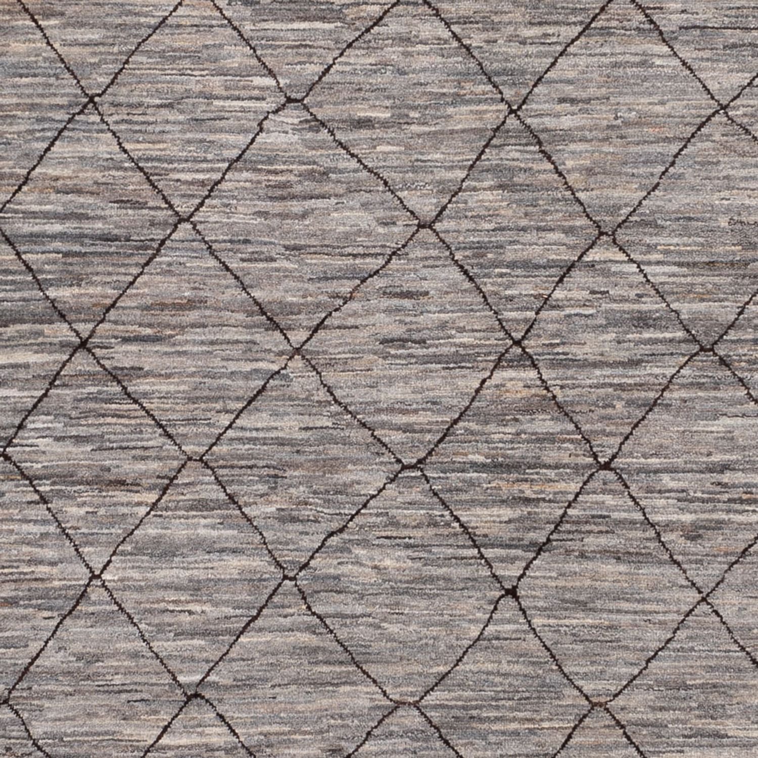 Berber tæppe - 296 x 245 cm - mørk beige