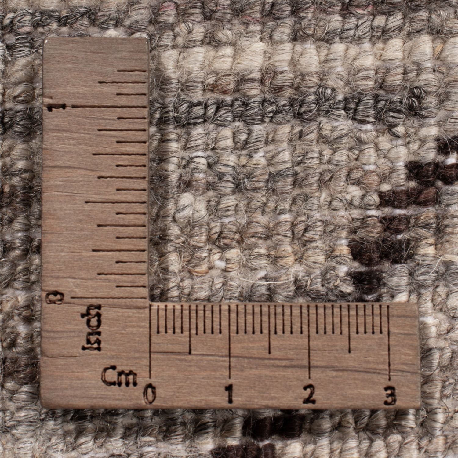 Berber tæppe - 296 x 245 cm - mørk beige