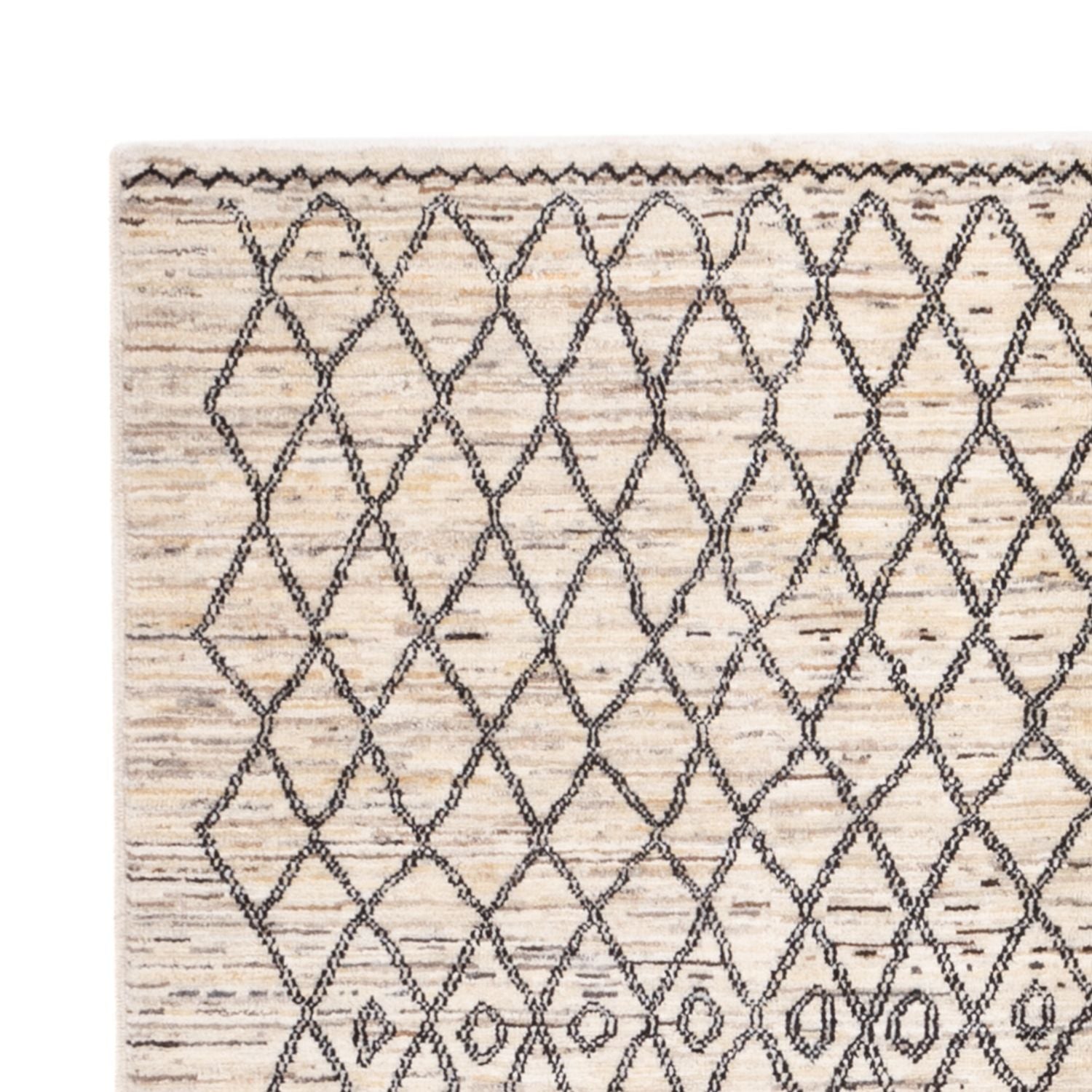 Berber tæppe - 200 x 148 cm - beige