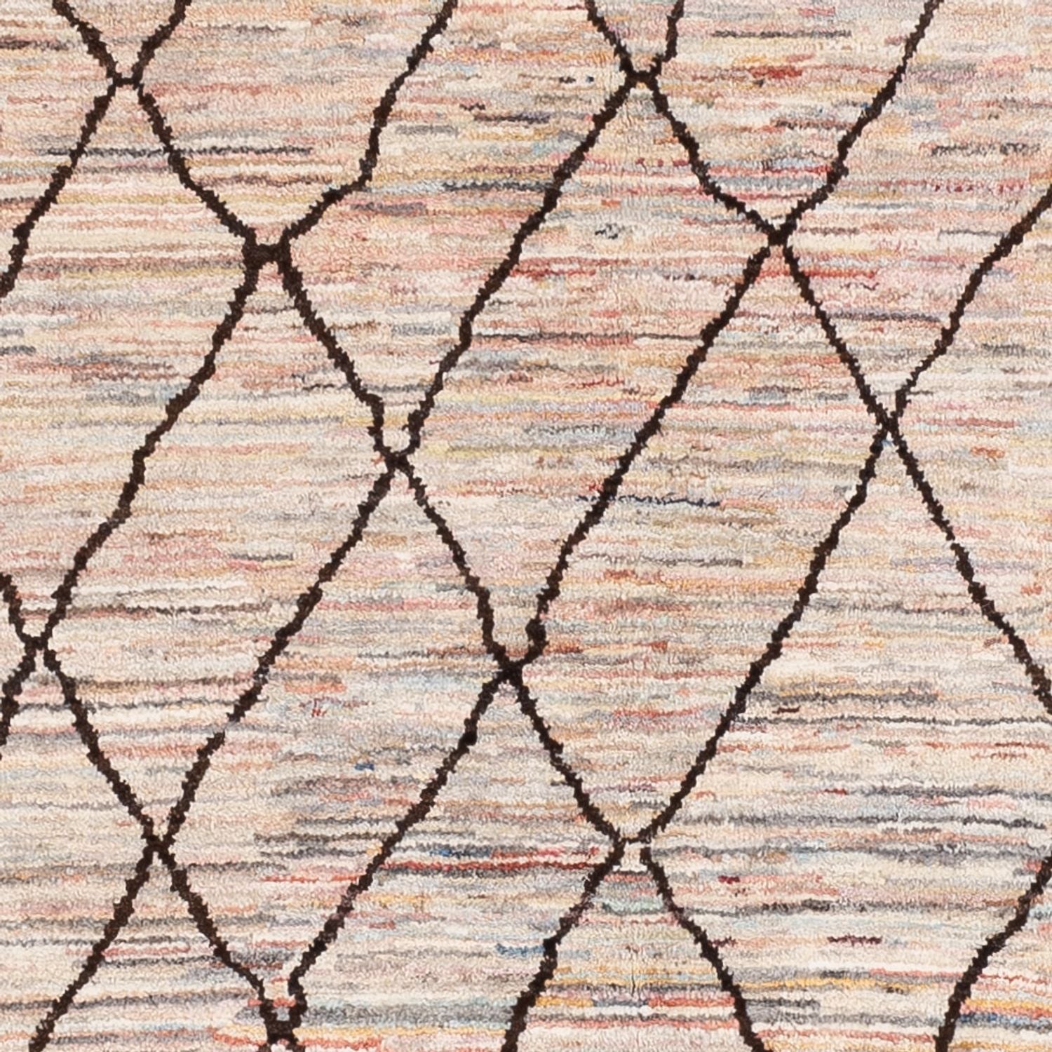 Berber tæppe - 202 x 153 cm - beige