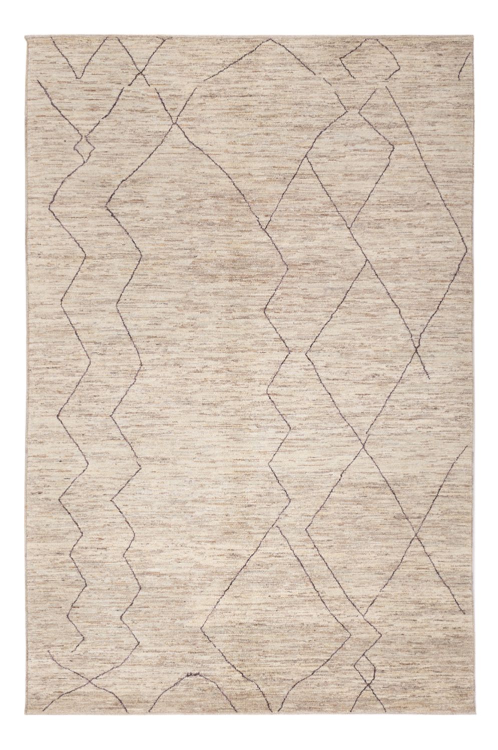Berber tæppe - 305 x 202 cm - beige