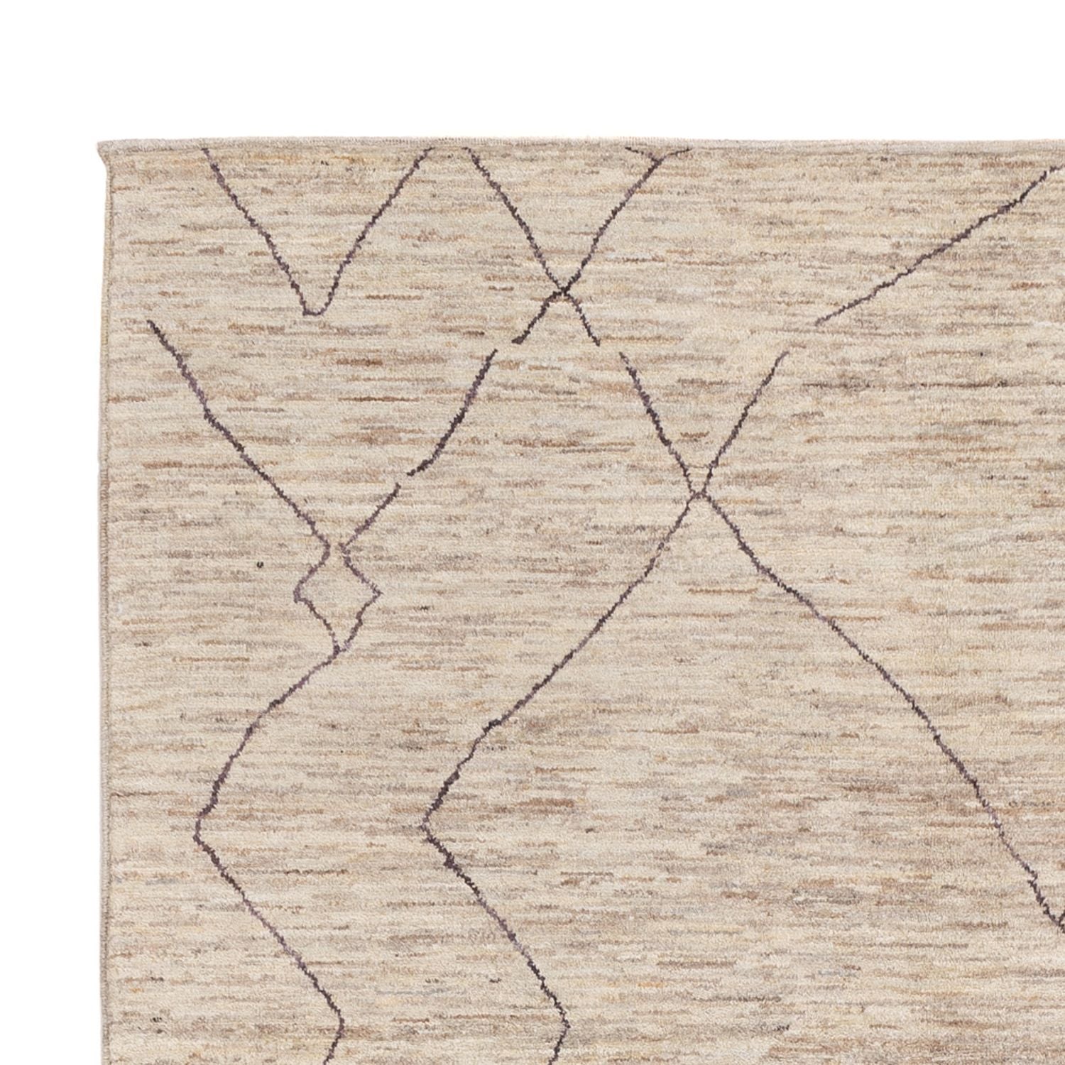 Berber tæppe - 305 x 202 cm - beige