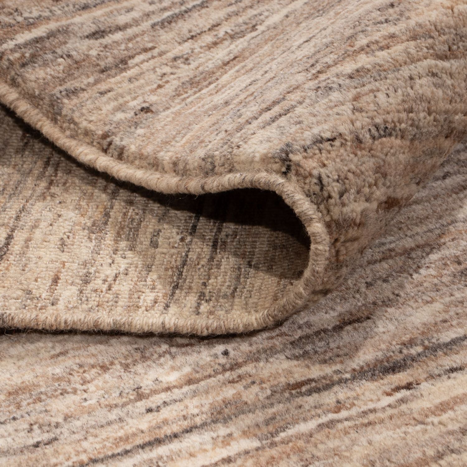 Berber tæppe - 304 x 203 cm - mørk beige