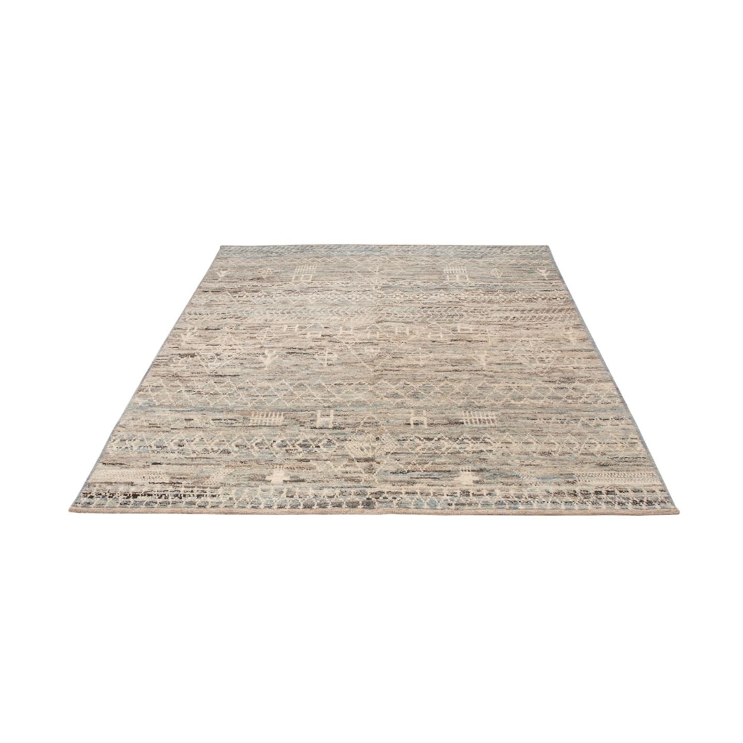 Berber tæppe - 238 x 175 cm - mørk beige