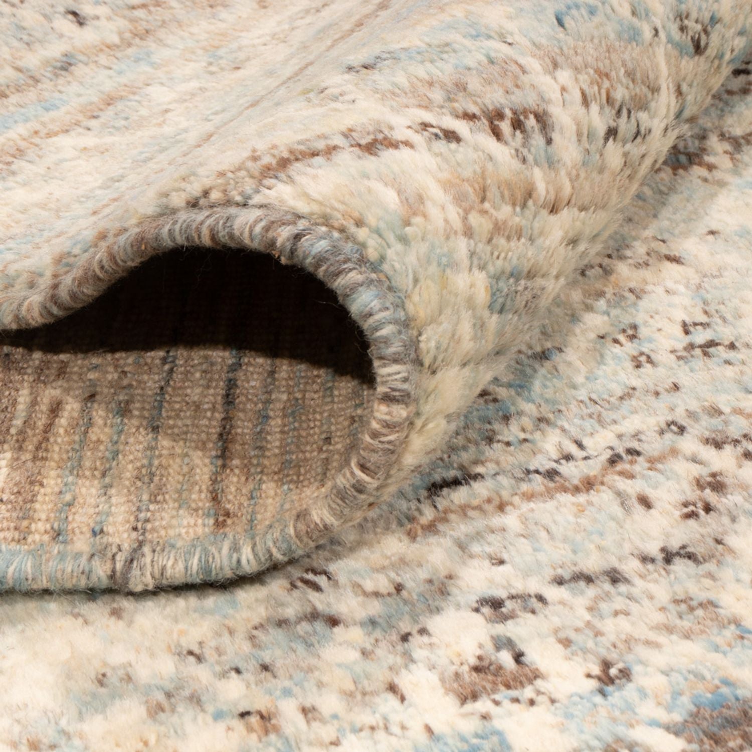 Berber tæppe - 234 x 178 cm - mørk beige