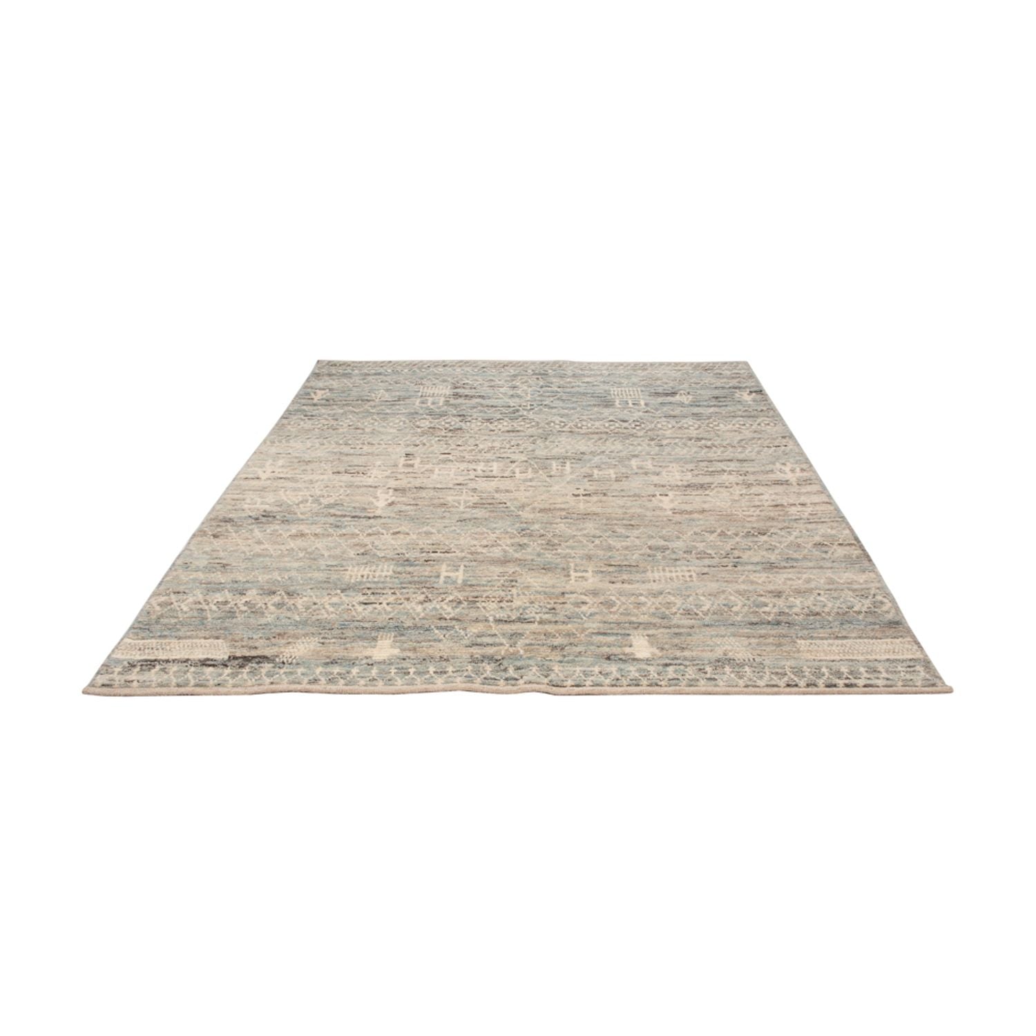 Berber tæppe - 234 x 178 cm - mørk beige