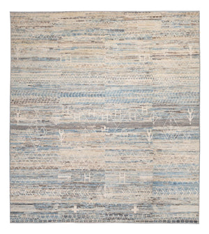Berber tæppe - 290 x 257 cm - flerfarvet